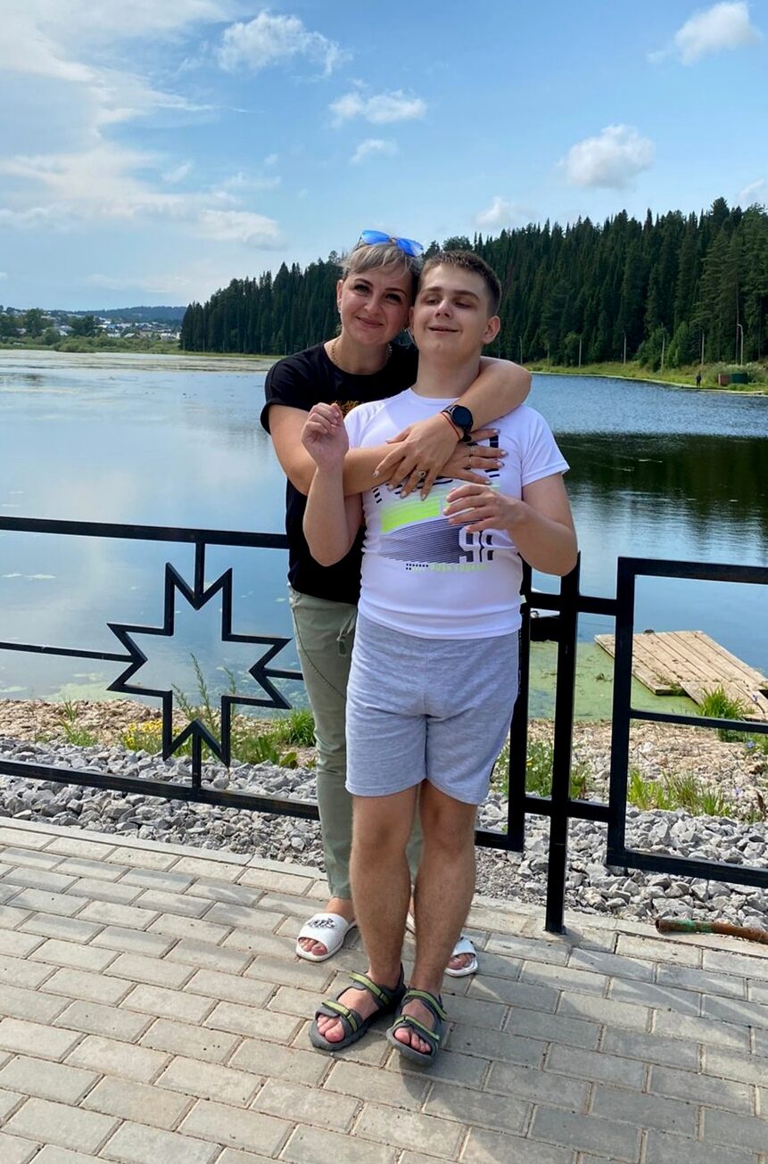 Оксана Кунгурцева с сыном